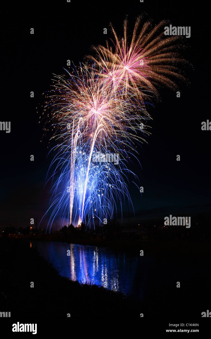 Aerial Fireworks High Resolution Stock Photography and Images - Alamy