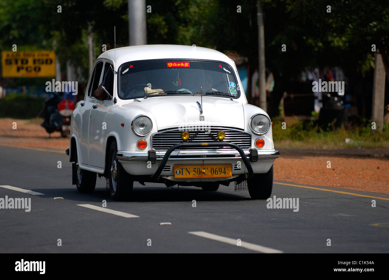 India, Tamil Nadu state, the famous ambassador car Stock Photo Alamy