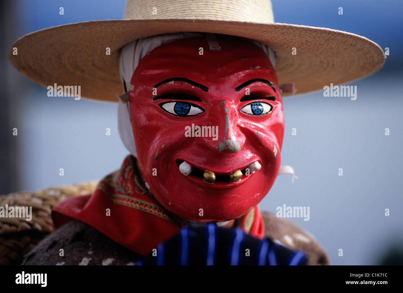 Mexico, Michoacan State, Day of the Dead (Dia de los muertos), cemetery Stock Photo