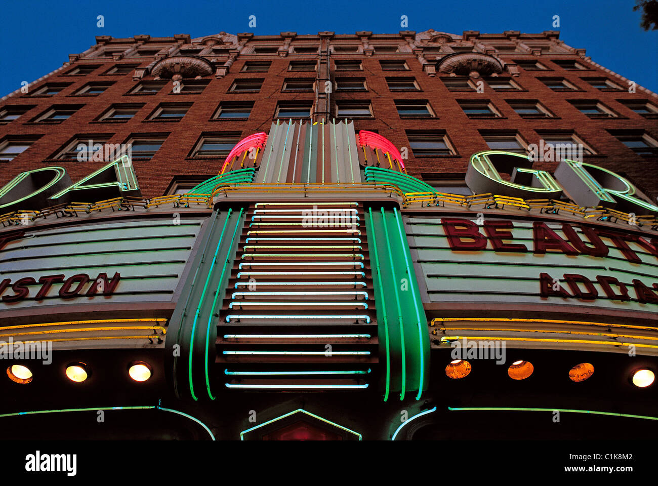United States, California, Santa Barbara, movie theater Stock Photo Alamy