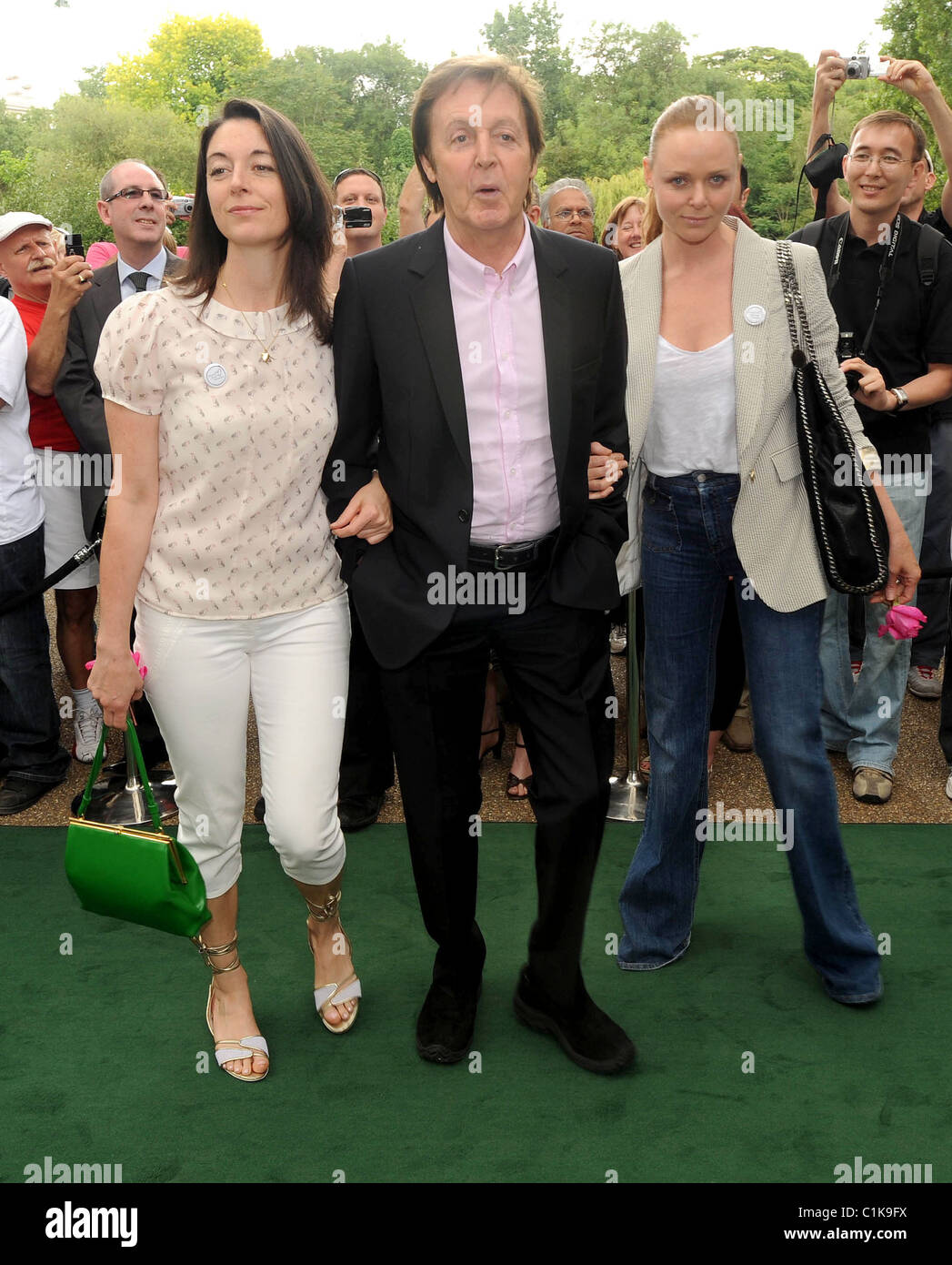 Paul McCartney, Stella McCartney and Mary McCartney Launch of 'Meat