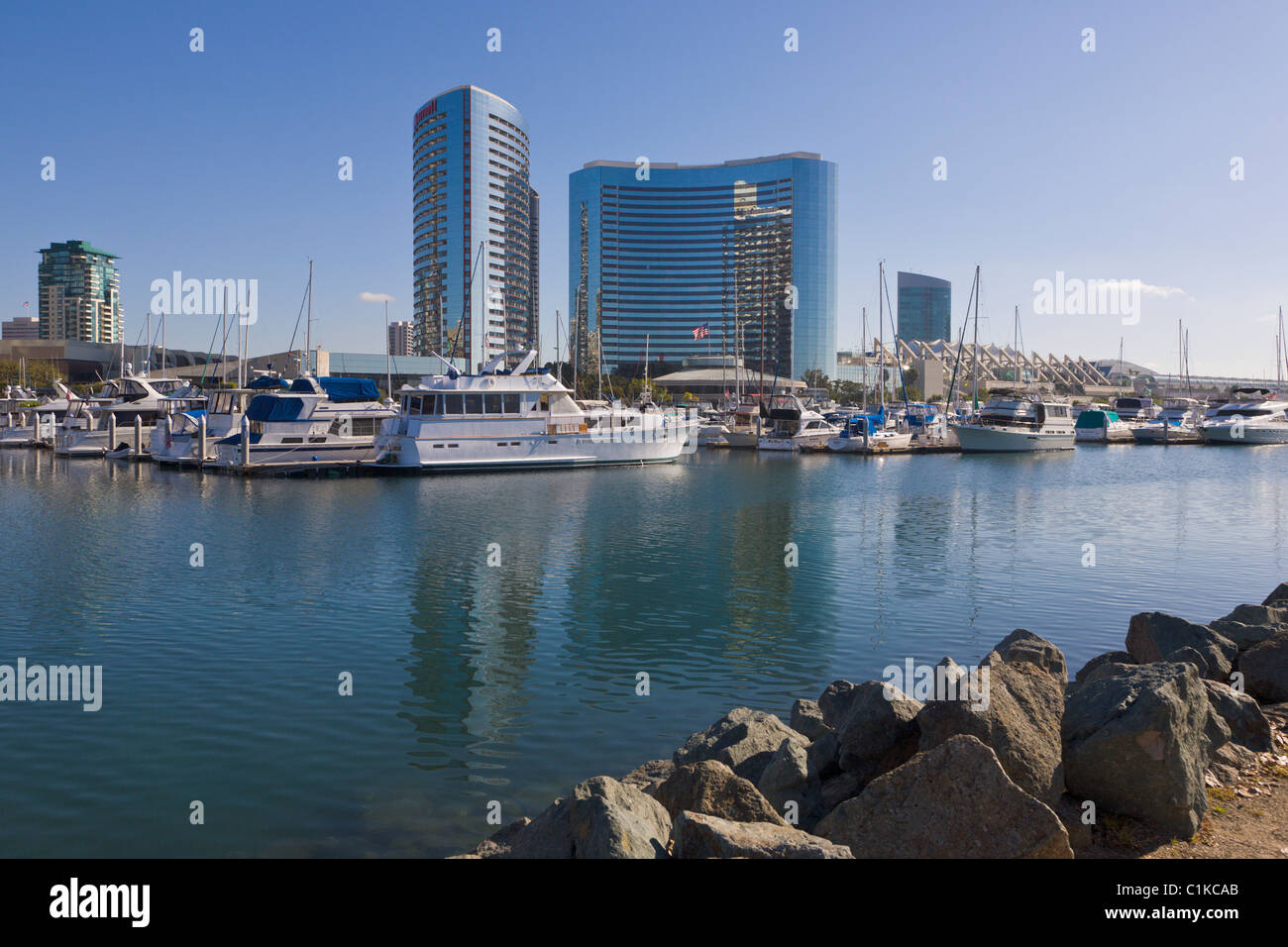 Seaport Village, San Diego, California, USA Stock Photo