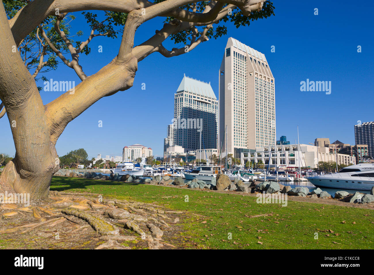 Seaport Village, San Diego, California, USA Stock Photo
