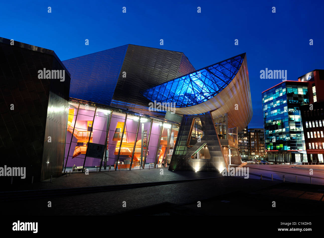 The Lowry Theatre Salford Quays Stock Photo