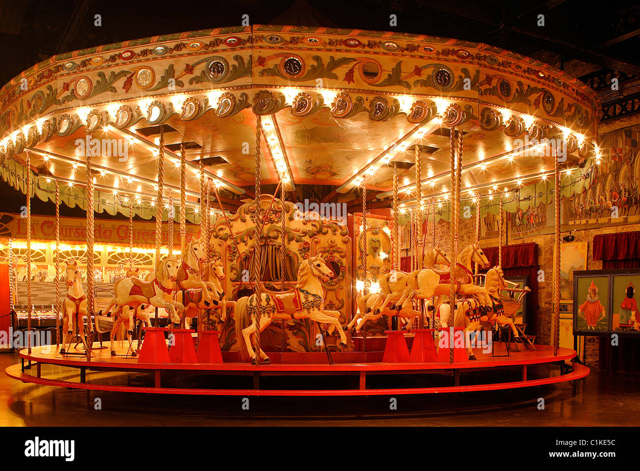 France, Paris, Pavillons de Bercy, Musee des arts forains (Museum of Fairground Arts), private France, Paris, Pavillons de Bercy, Musee des arts forains (Museum of Fairground Arts), private