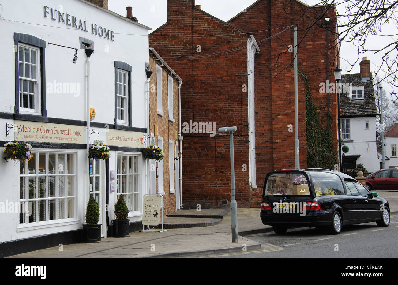 Coffin Outside Funeral Home In High Resolution Stock Photography And Images - Alamy