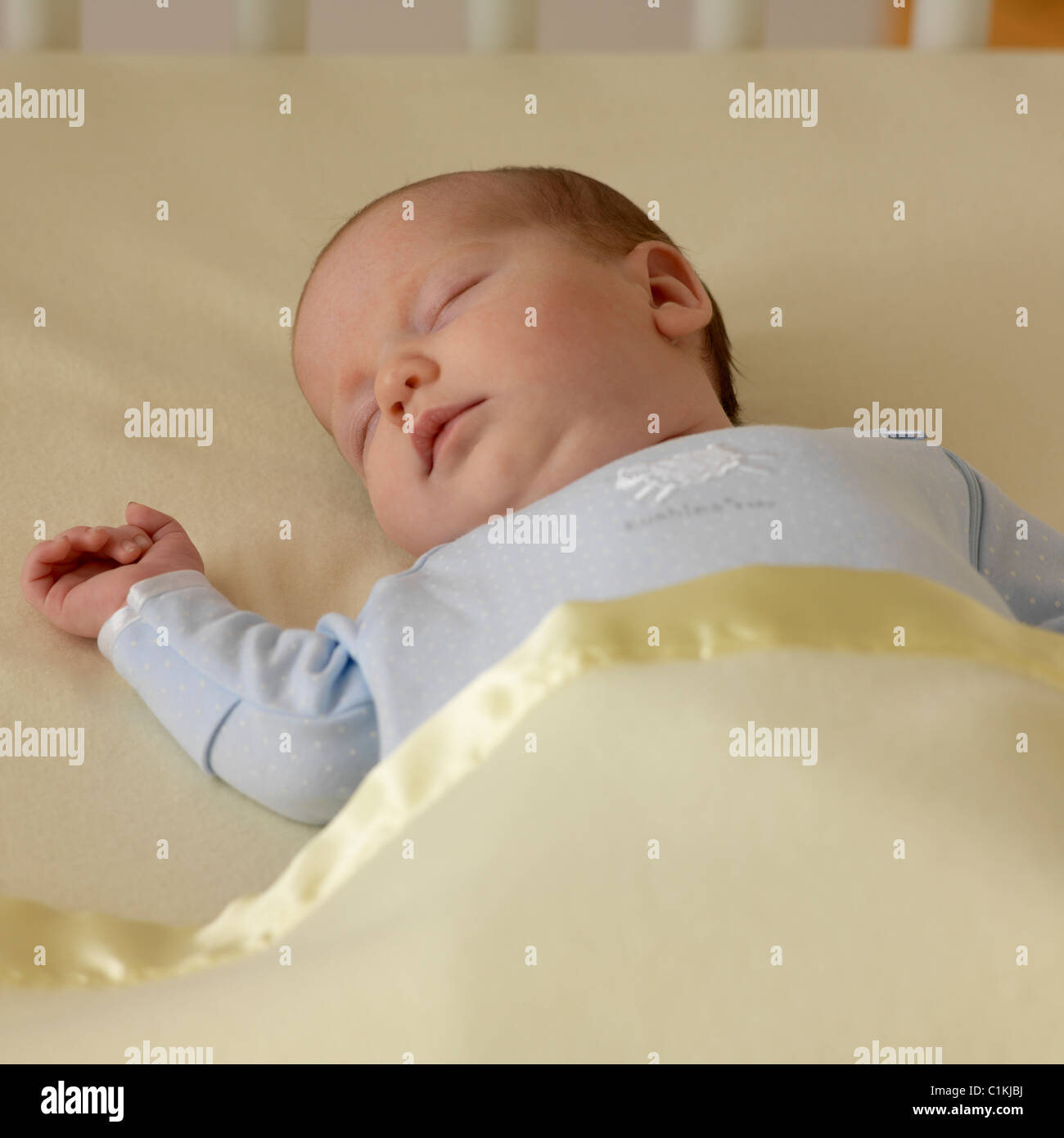 Baby Girl Sleeping Cot High Resolution Stock Photography And Images Alamy