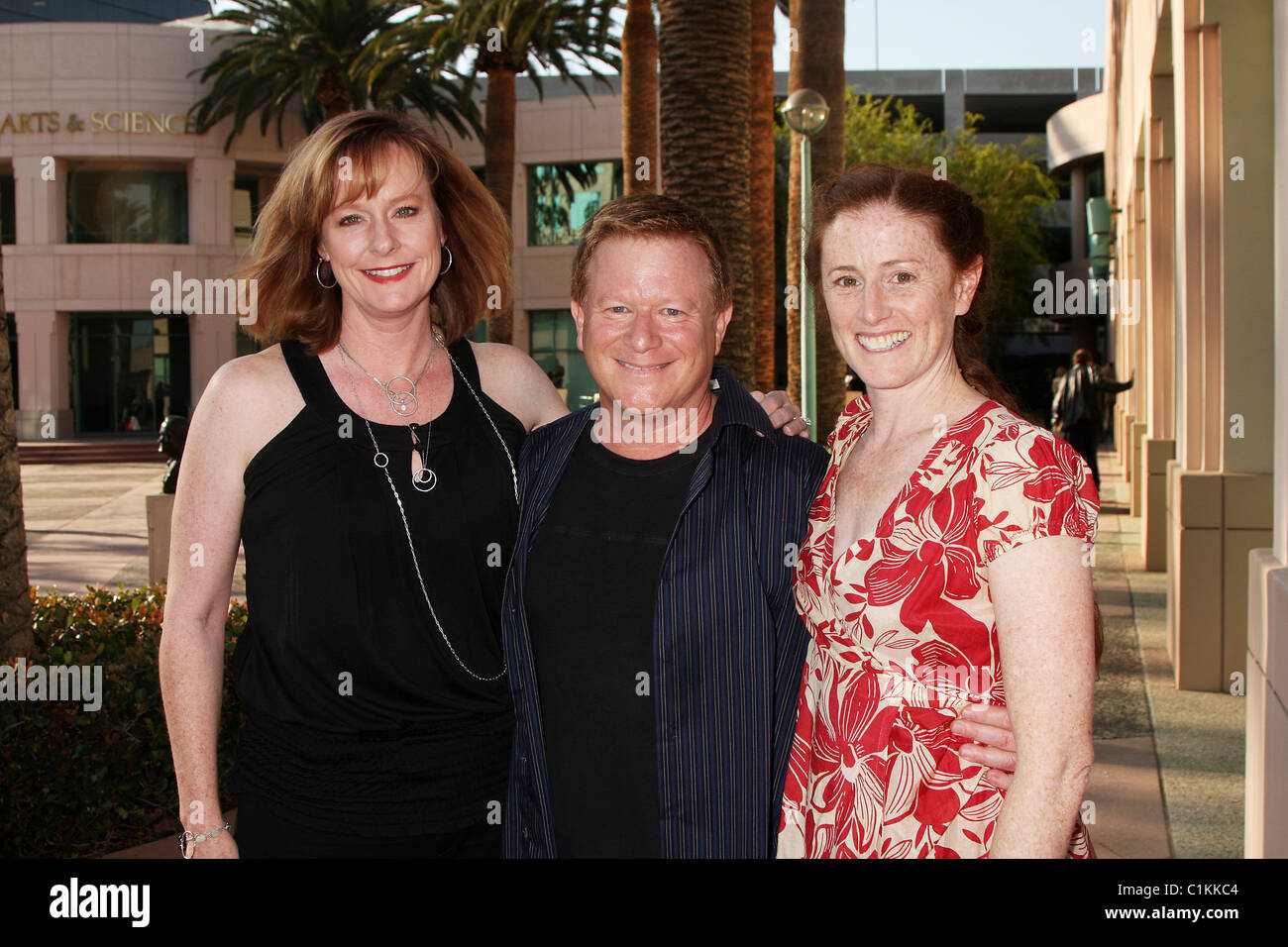 Mary Beth McDonough, Eric Scott, & Kami Cotler of 'The Waltons' attend the 'Salute to TV Dads' Event at the Academy of Stock Photo