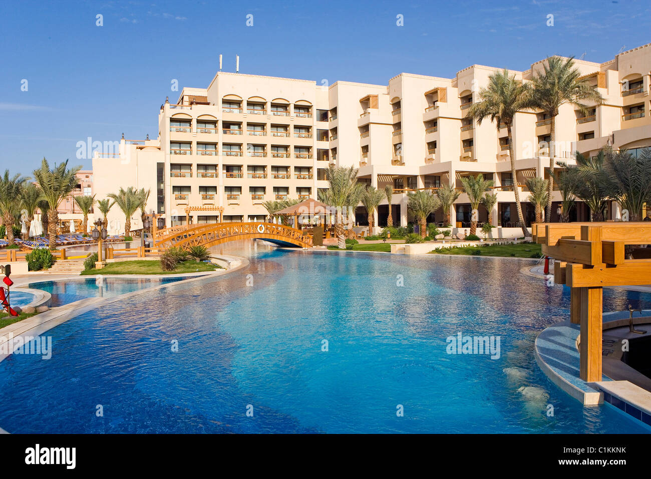 Jordan, Aqaba city on the Red Sea, Intercontinental Hotel Stock Photo -  Alamy