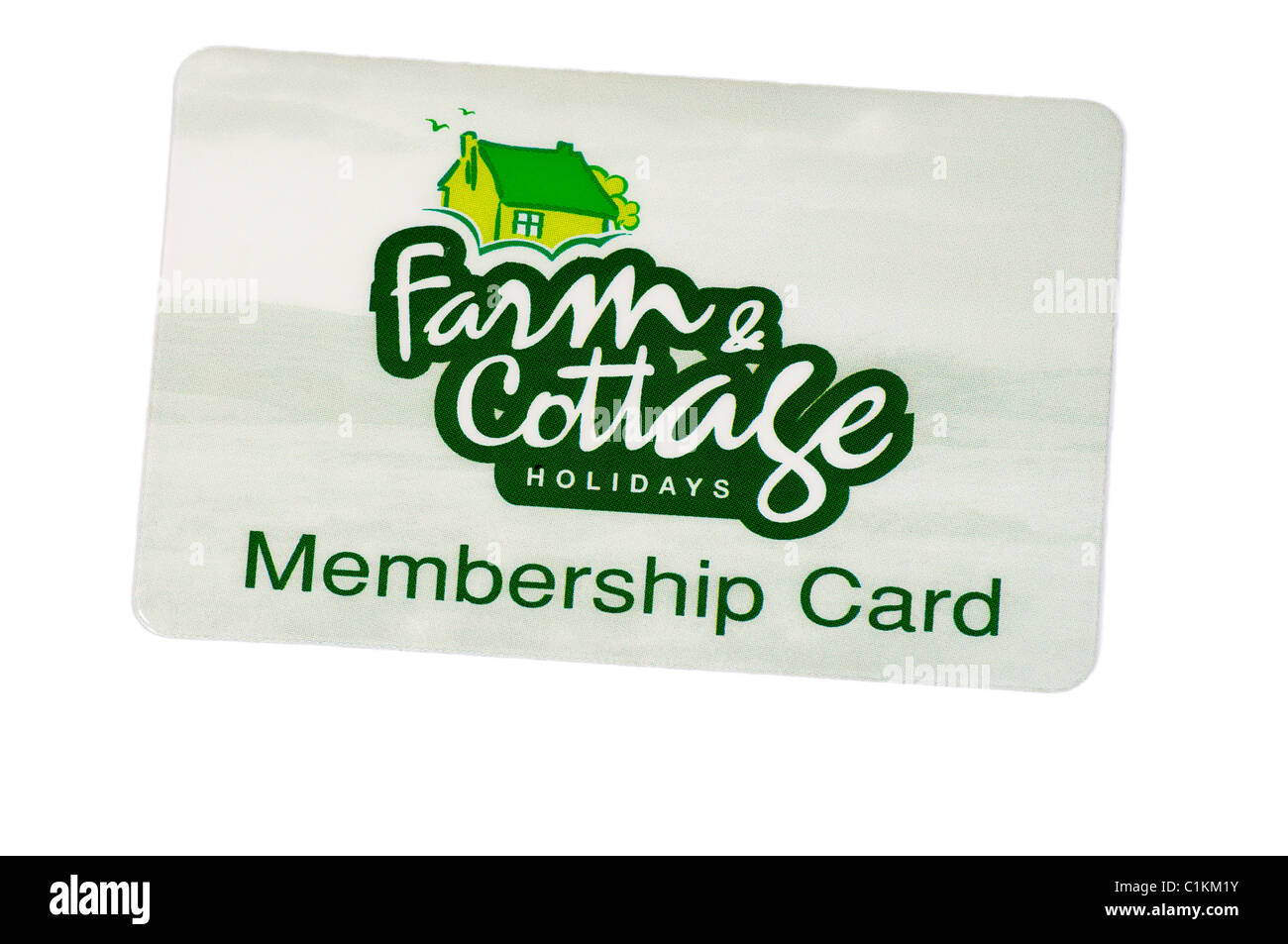 Farm and Cottage Holidays Membership Card Stock Photo