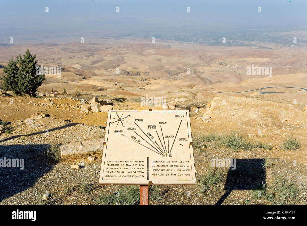 Jordan, the prophet Moses's grave is supposed to be on top of Mount