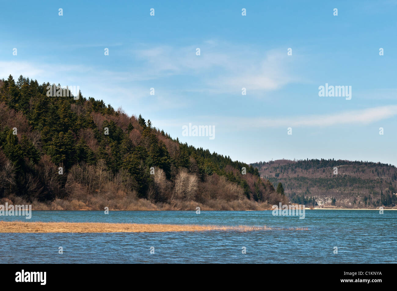 Cerknica lake, Sloveni Stock Photo