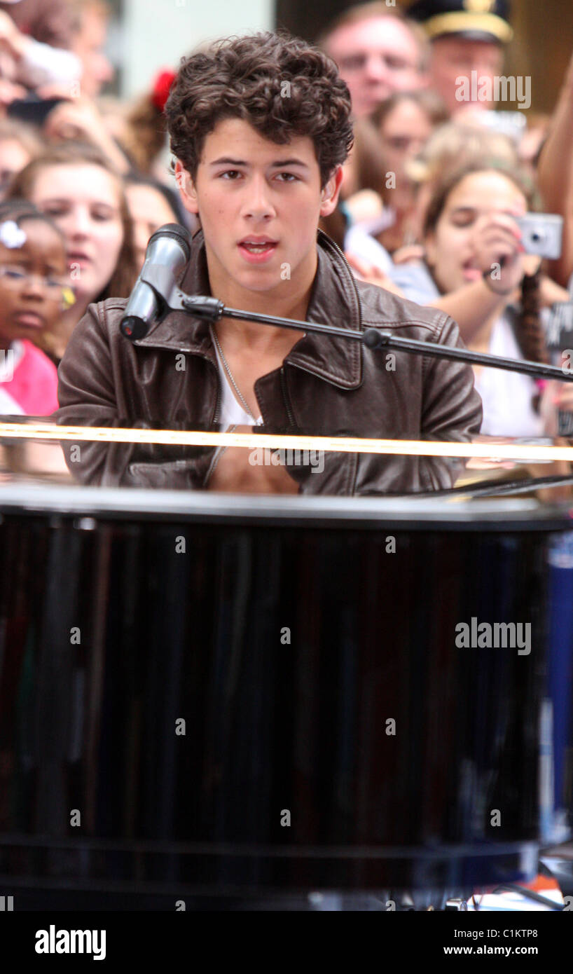 Nick Jonas The Jonas Brothers perform live at NBC's Toyota Concert