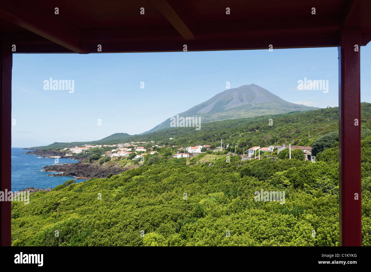 Mountain of Pico in Azores Portugal Stock Photo Alamy