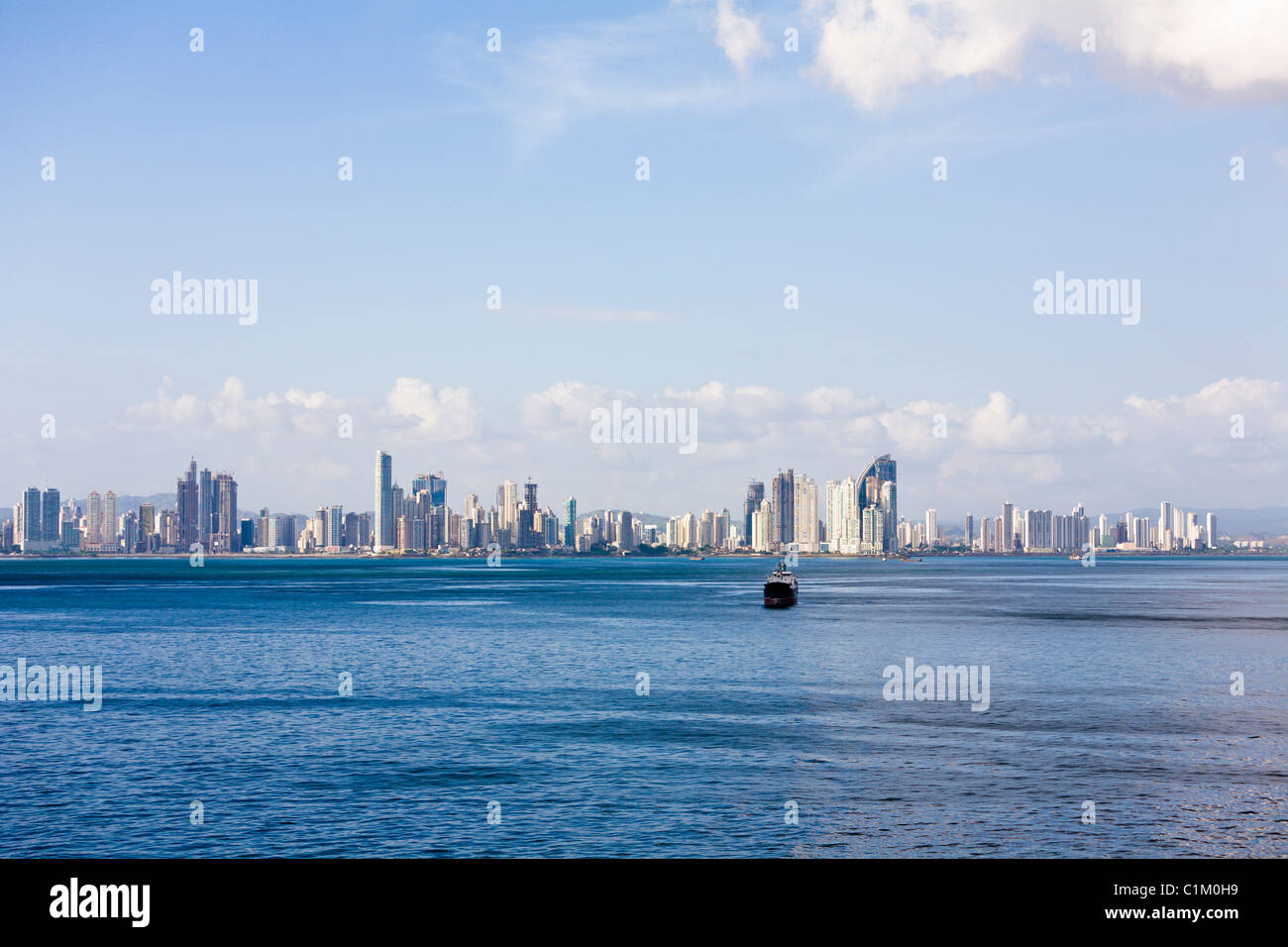Panama City skyline, Panama Stock Photo