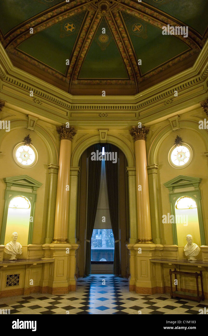 United pennsylvania philadelphia grand lodge hires stock photography