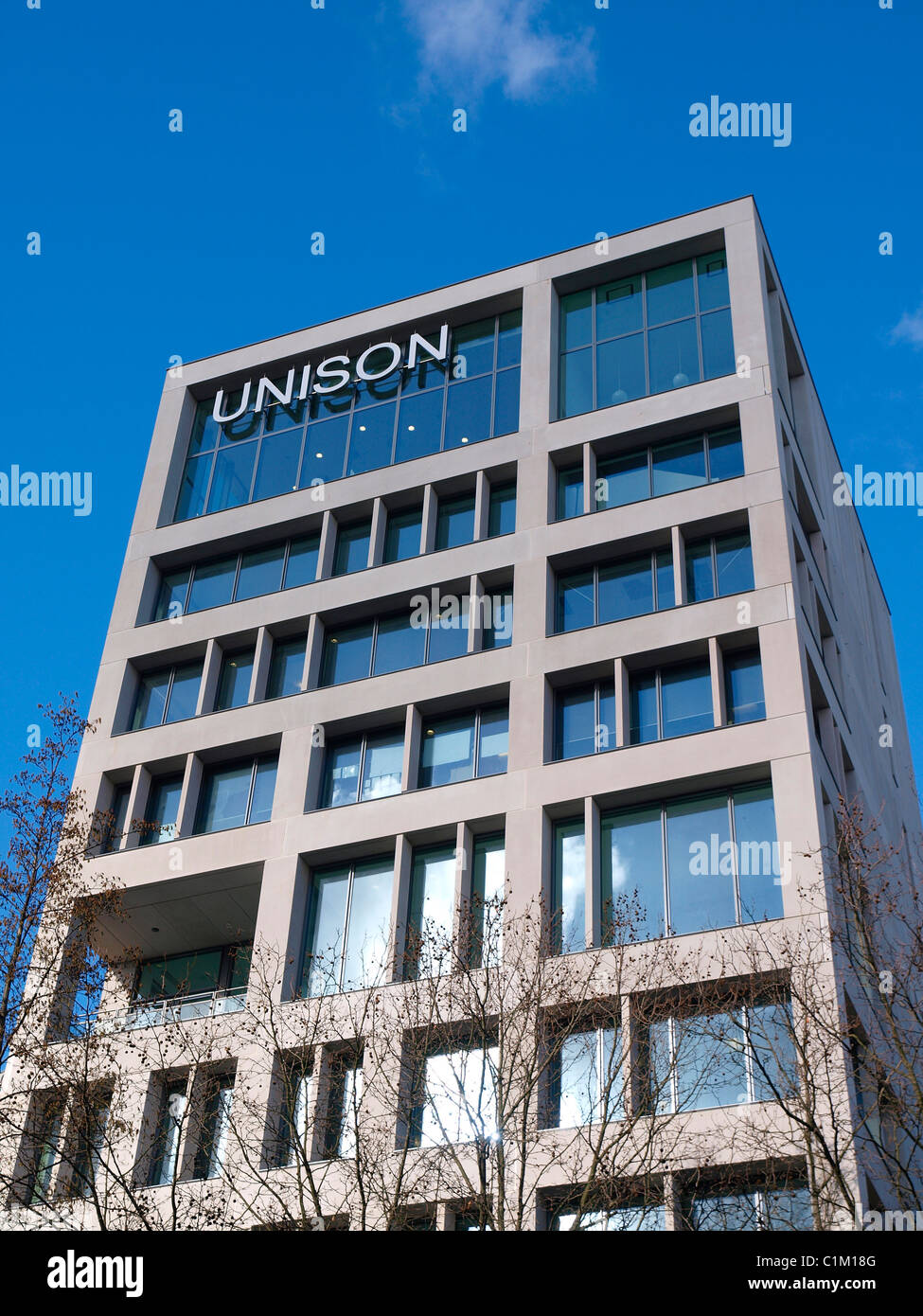 New Unison Headquarters Euston Road. Squire and Partners architects Stock Photo