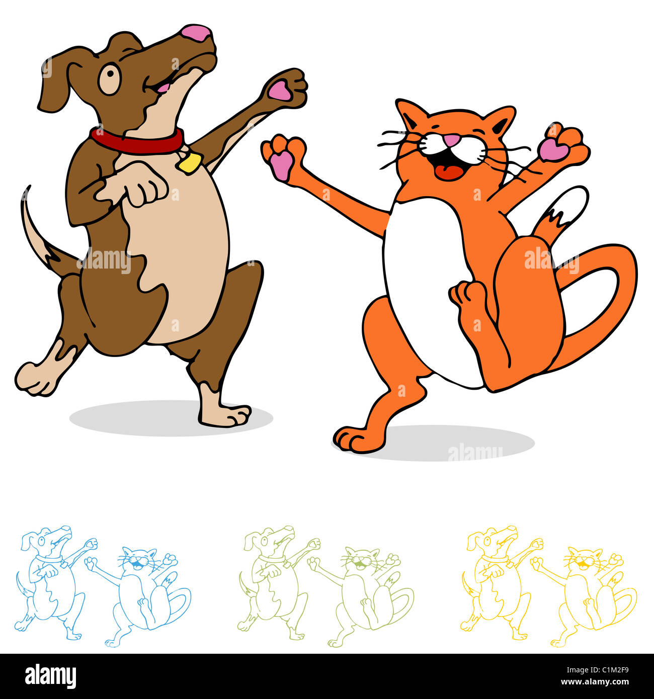 Graphic Dancing Puppy
