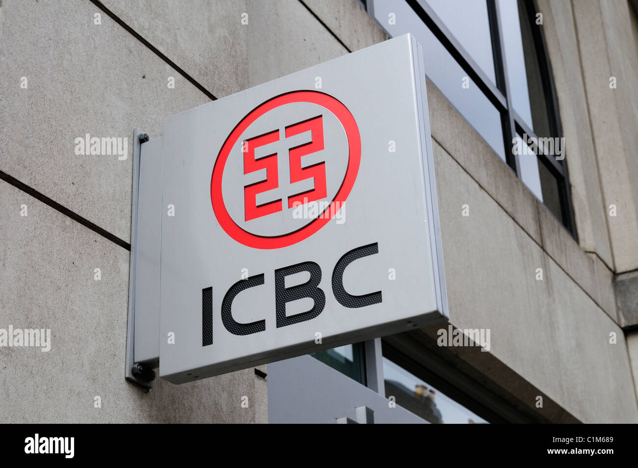 Industrial and Commercial Bank of China ICBC sign, London, England, UK Stock Photo