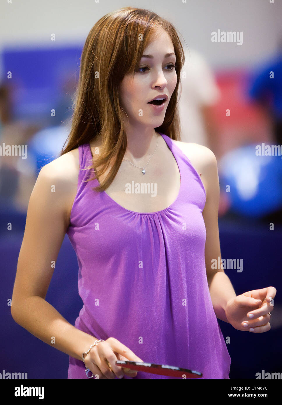 Autumn Reeser HardBat Classic Table Tennis Tournament at The Palazzo Resort  Hotel Casino where the winning prize was $100,000 Stock Photo - Alamy