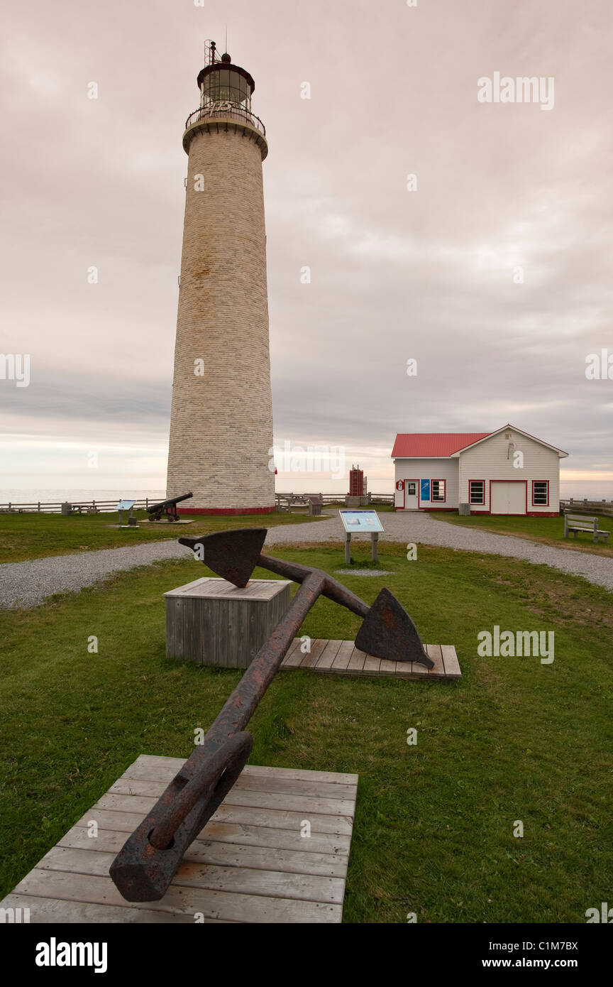 CapdesRosiers Lighthouse, Gaspé, Quebec, Canada Stock Photo Alamy