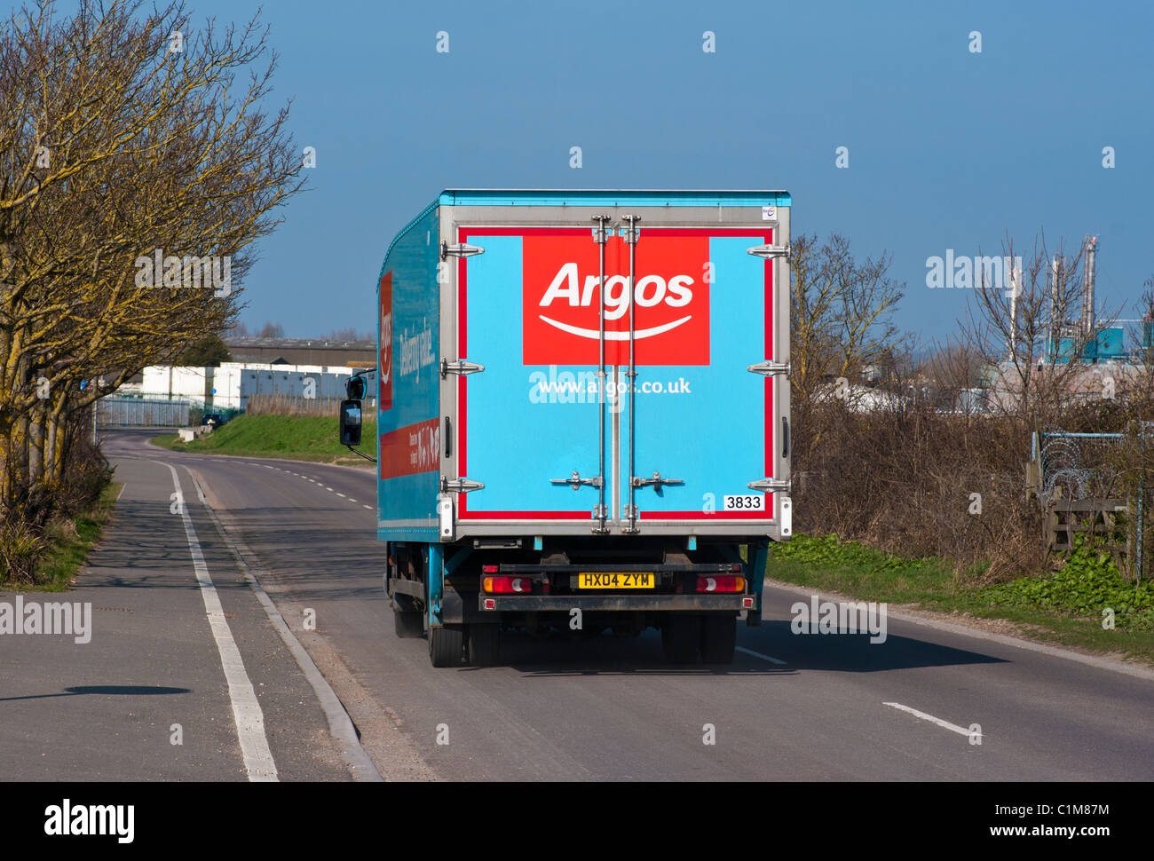 Argos Delivery Vehicle Stock Photo Alamy