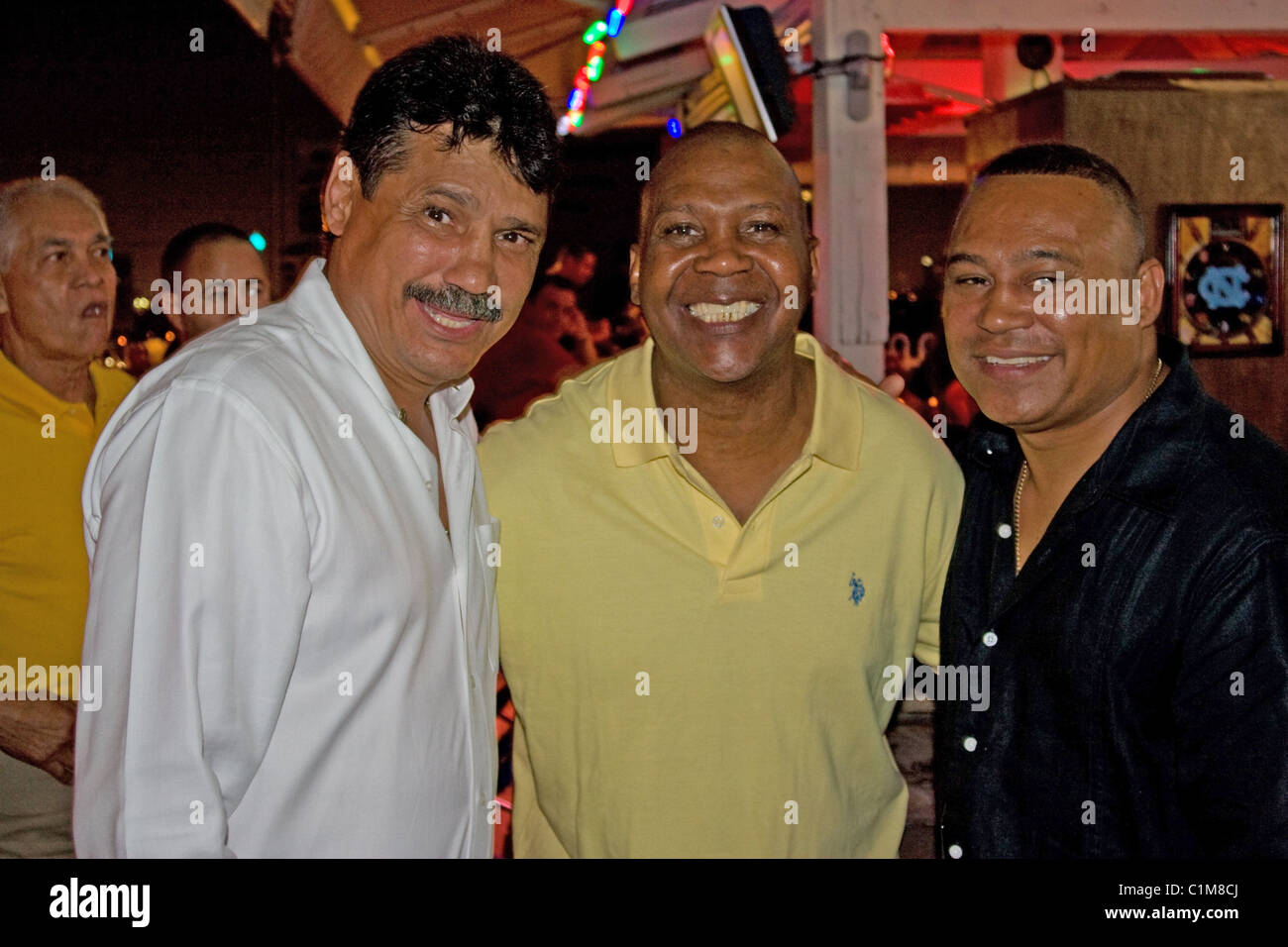 Alexis Arguello, Alfredo Escalera, Juan Laporte at the El San Juan