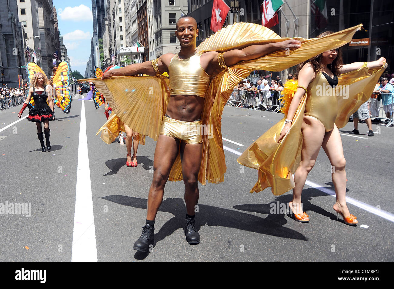 2009 New York City Gay Pride Parade on the Streets of Manhattan  New York City, USA - 28.06.09 Stock Photo