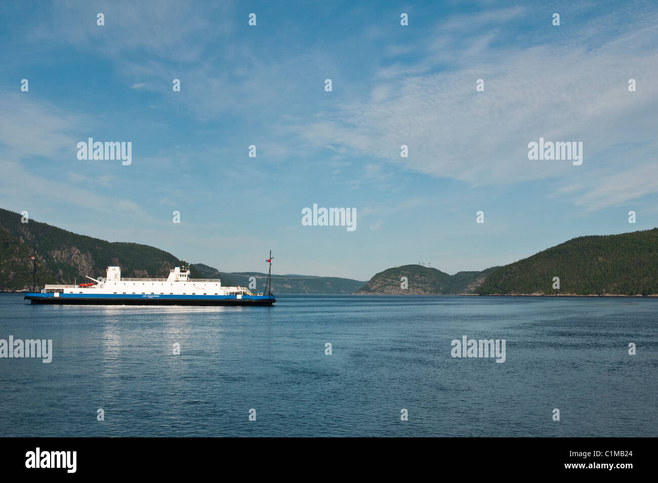 Tadoussac ferry, Quebec, Canada Stock Photo - Alamy