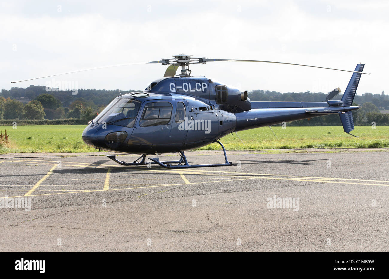 Aerospatiale Twin Squirrel helicopter Stock Photo