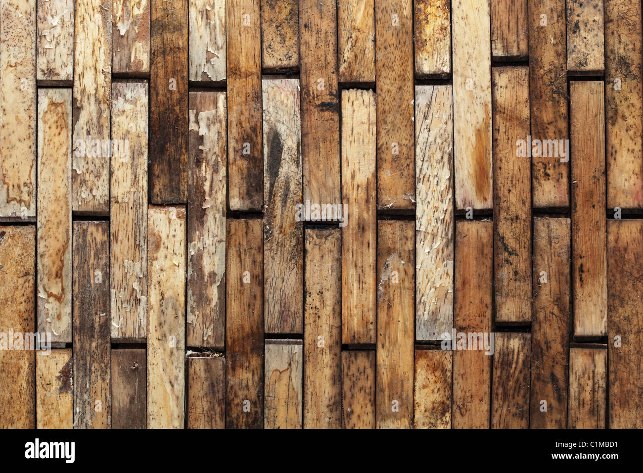 Old dirty wooden wall Stock Photo