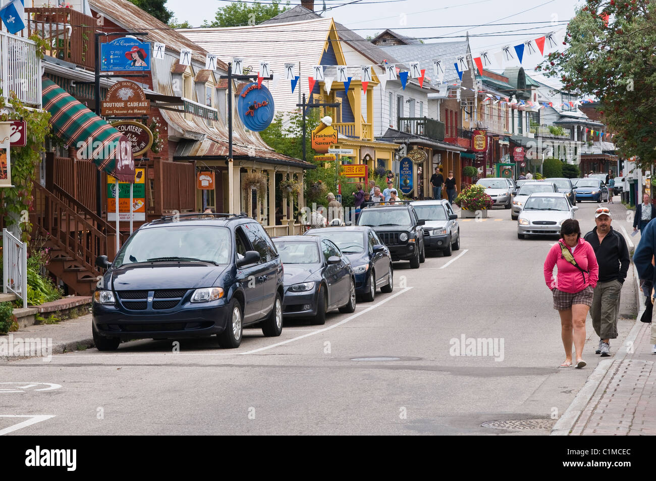 Downtown BaieStPaul, Quebec, Canada Stock Photo Alamy