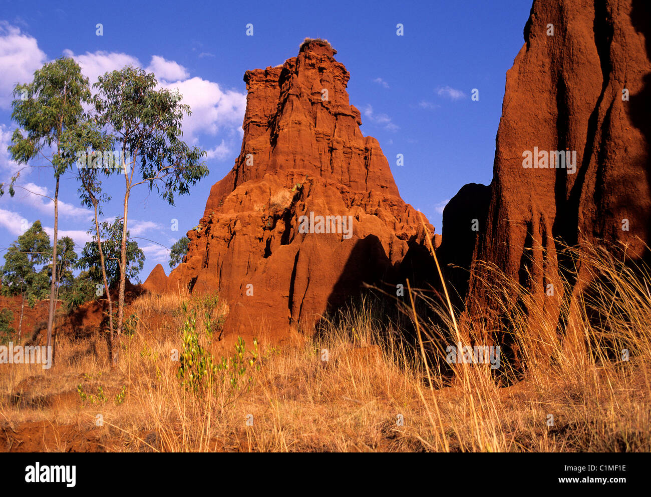 Ethiopia, Konso country, the geological formations of Gesergio Stock Photo