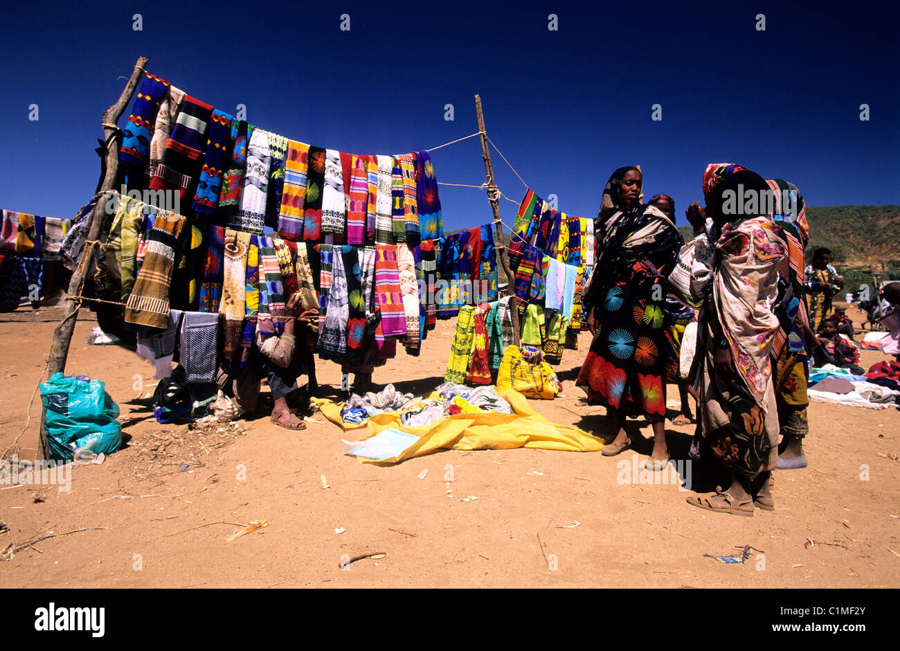 Yabelo Ethiopia, the South, the market of Yabelo in the Borena country Stock ...
