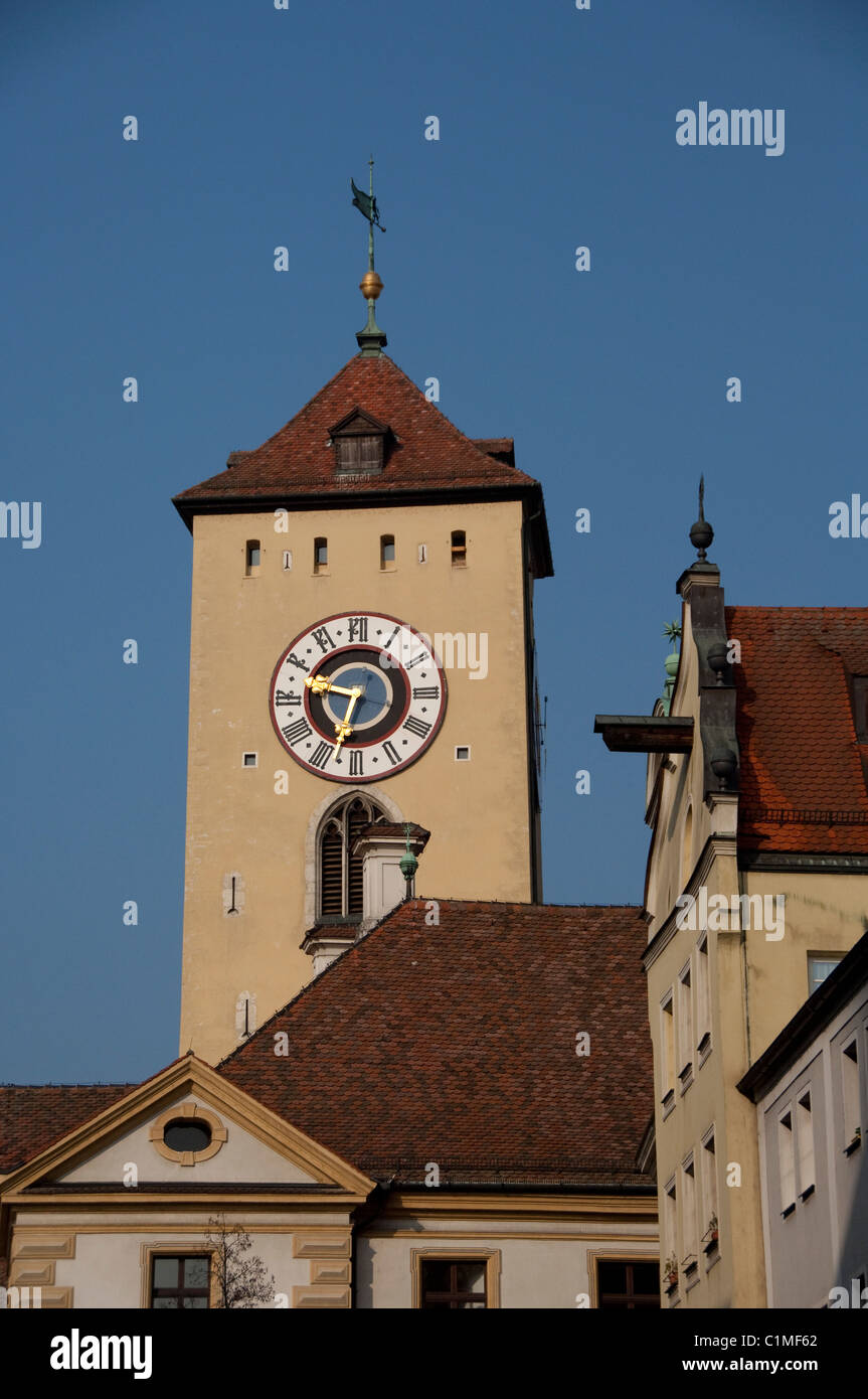 Regensburg Clock Tower High Resolution Stock Photography and Images - Alamy