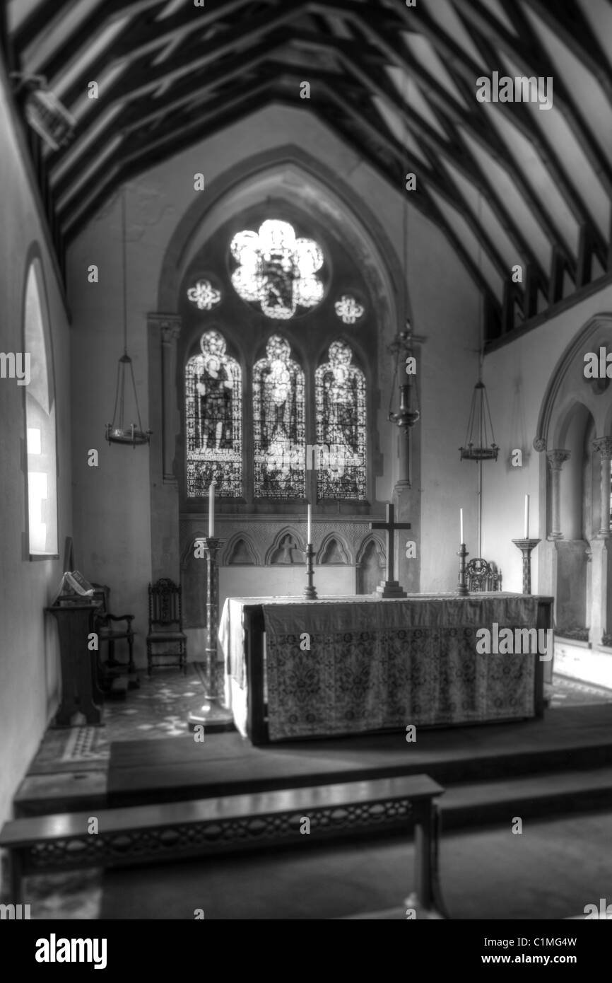 St Mary the Virgin church, St Briavels, Forest of Dean, UK. Stock Photo