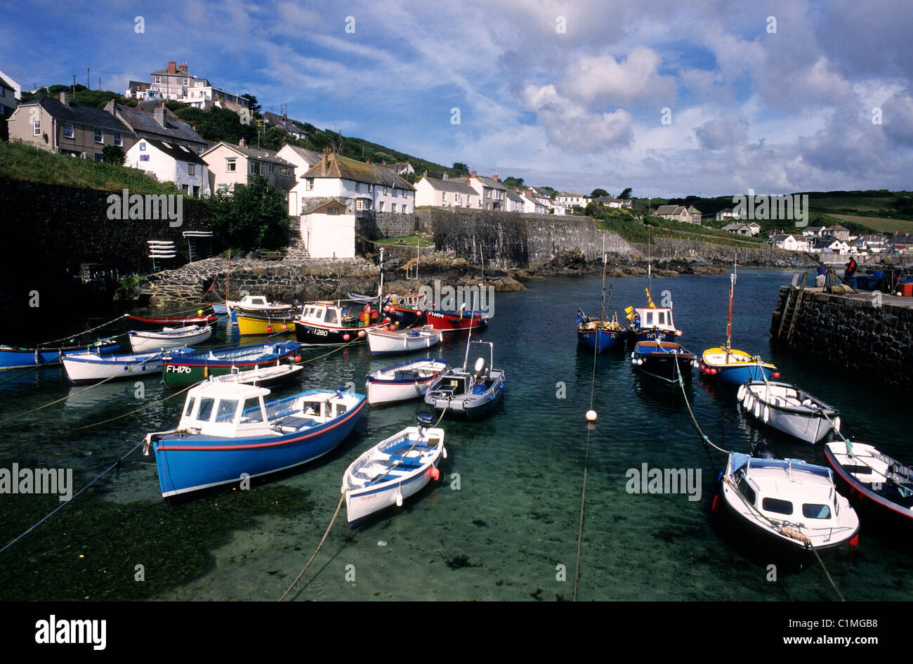 United Kingdom, Cornwall, Coverack Stock Photo