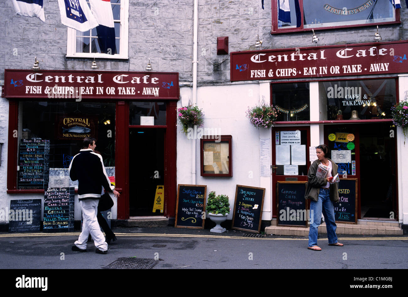 United Kingdom, Cornwall, Megavissey Stock Photo