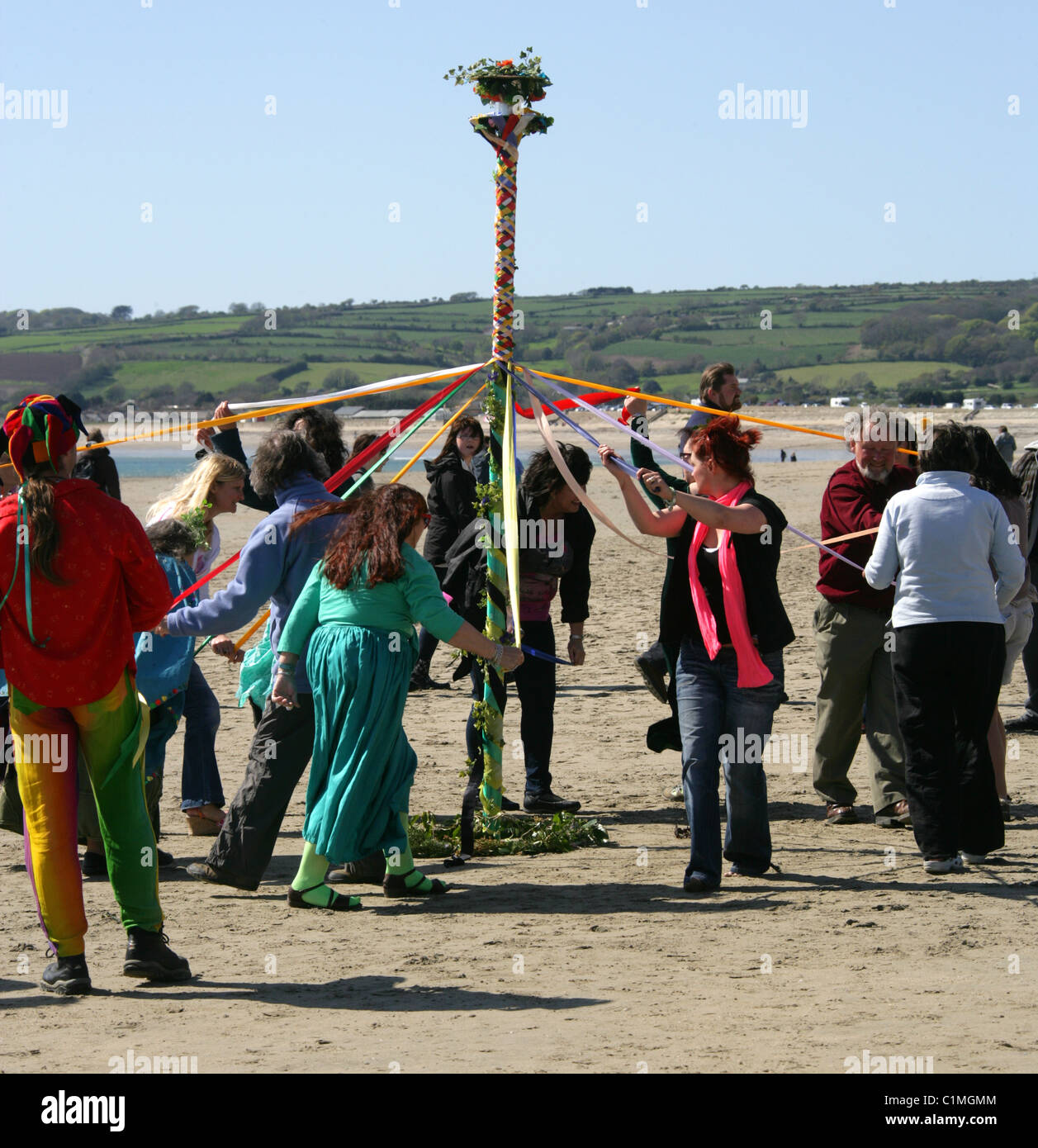 Dancing Around the Maypole. An Ancient Pagan Fertility Celebration