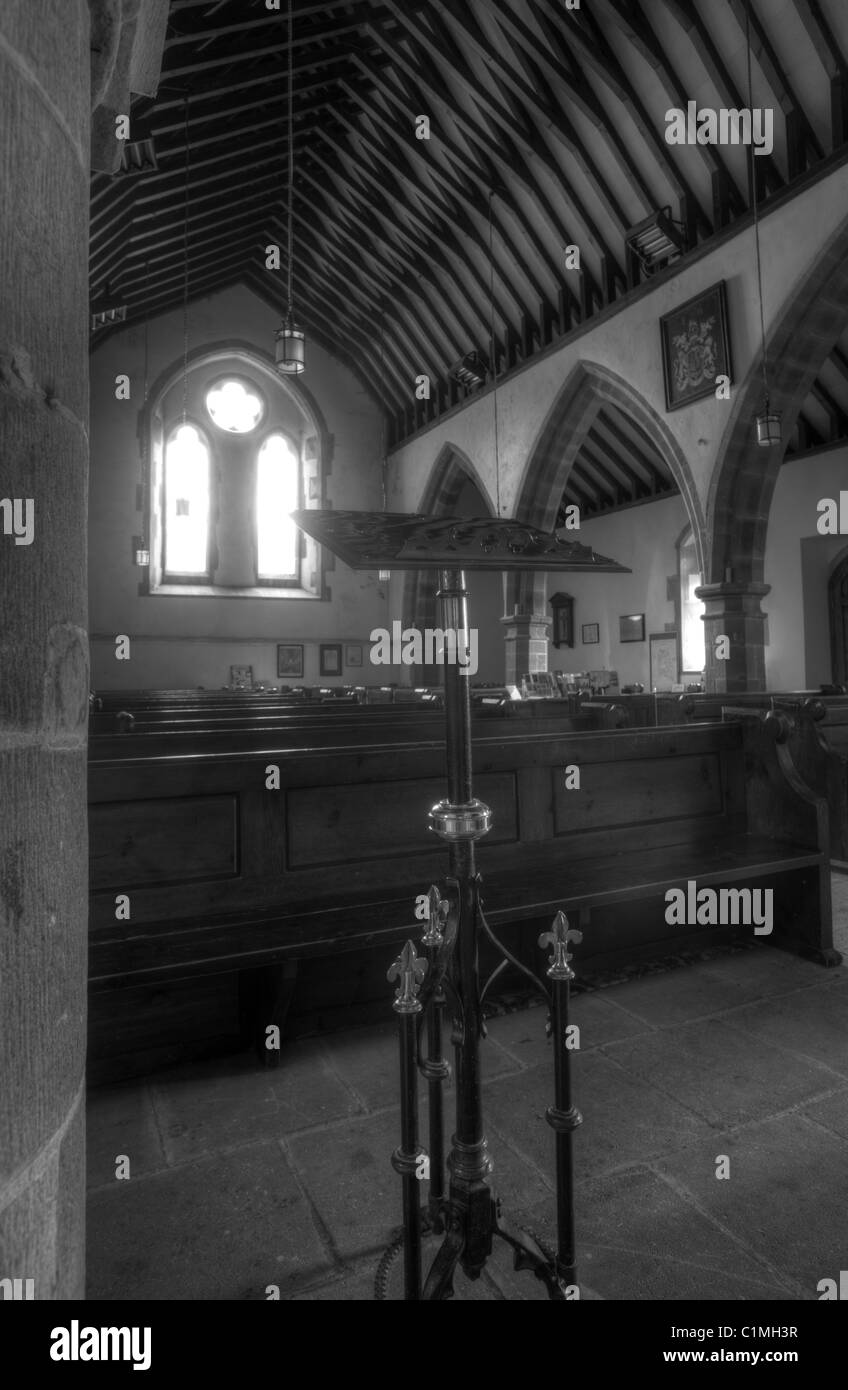 St Mary the Virgin church, St Briavels, Forest of Dean, UK. Stock Photo