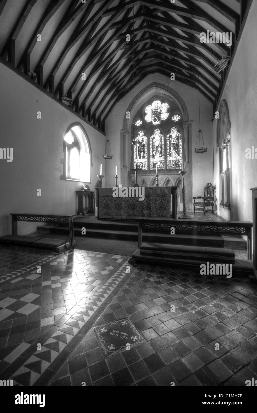 St Mary the Virgin church, St Briavels, Forest of Dean, UK. Stock Photo