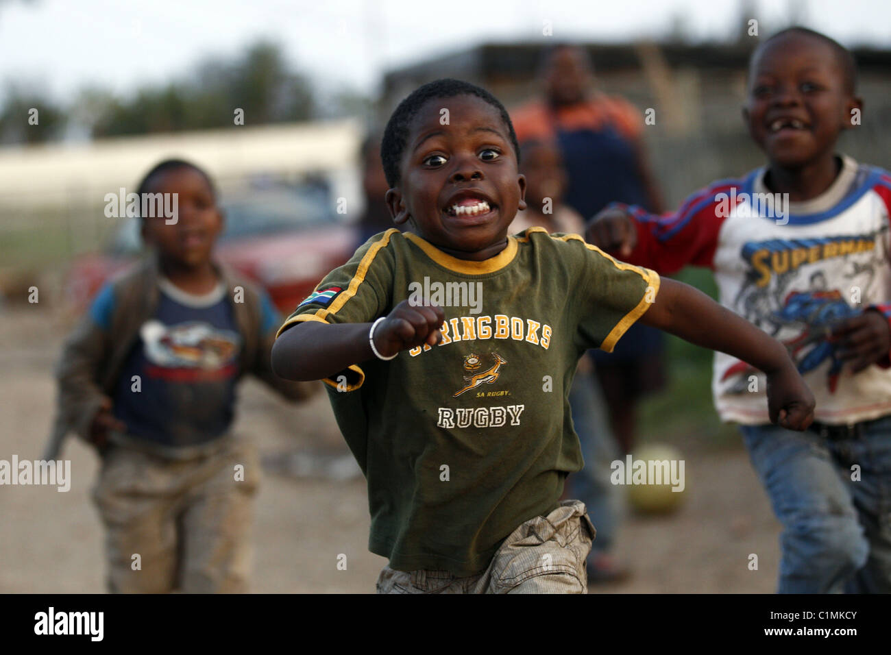 Boy in township south africa hi-res stock photography and images - Alamy