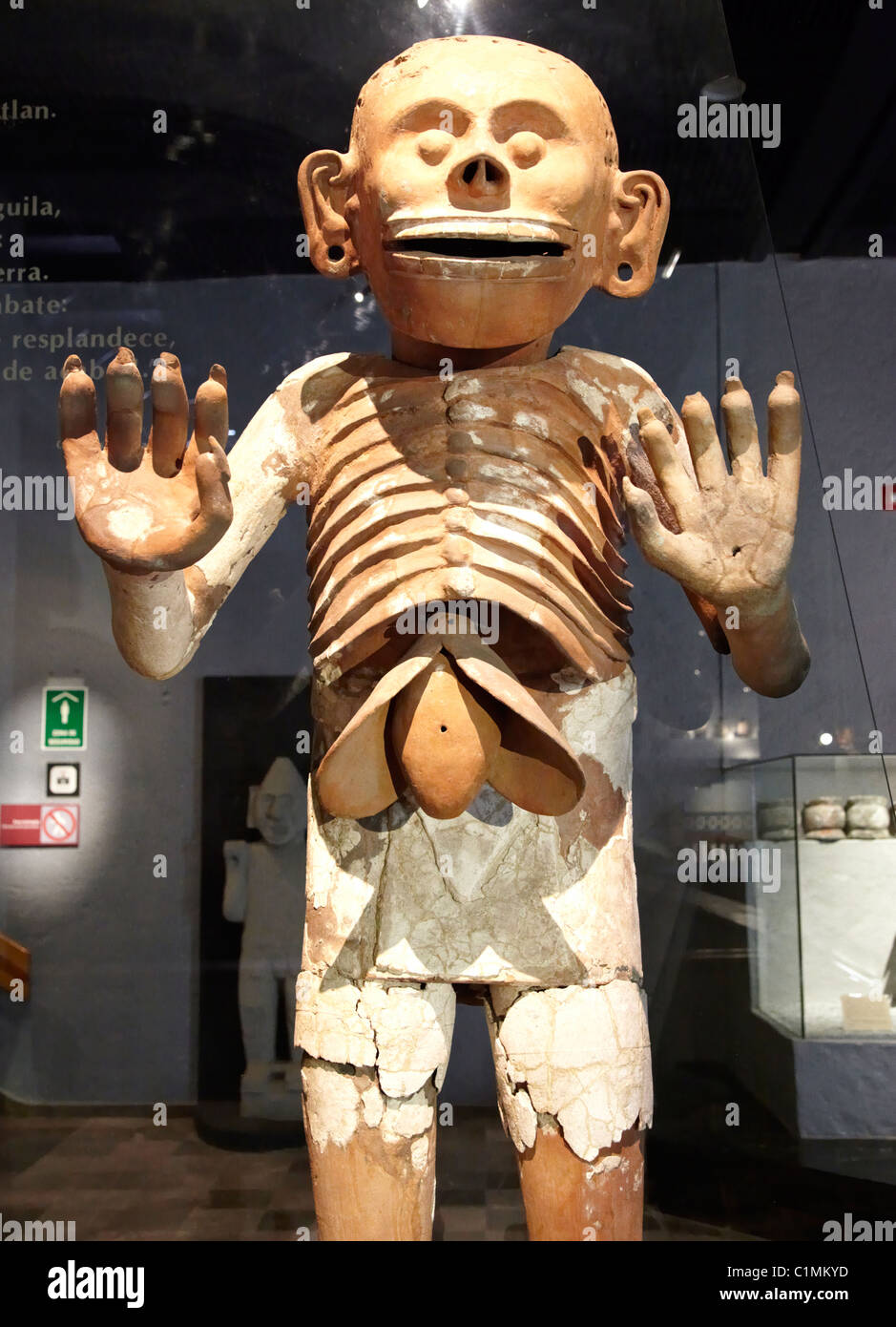 Tzitzimiti Demon Statue In The Templo Mayor Museum Mexico City Stock Photo