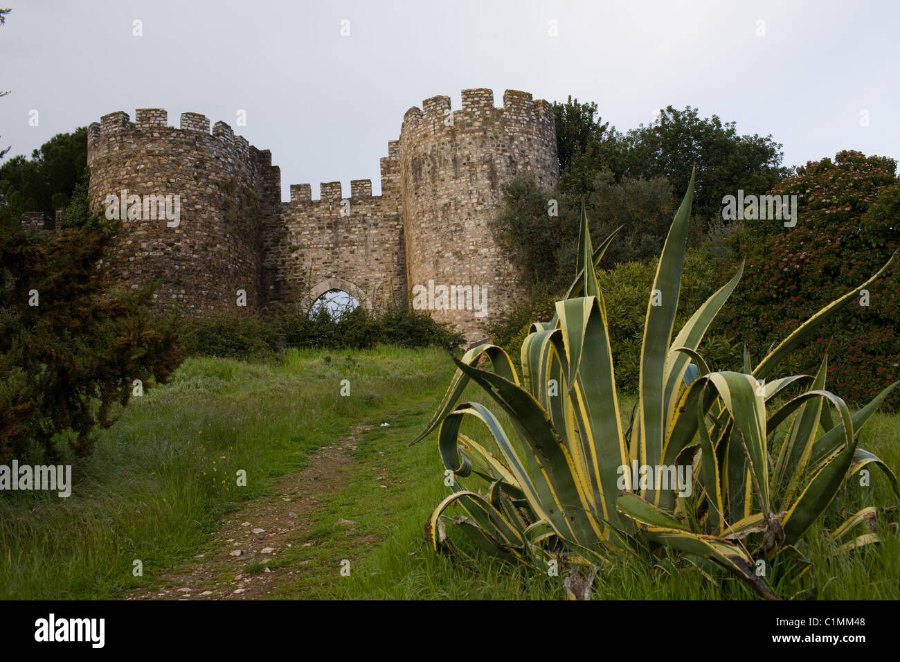 Castle of Vila Viçosa, Alentejo Region of Portugal. Stock Photo