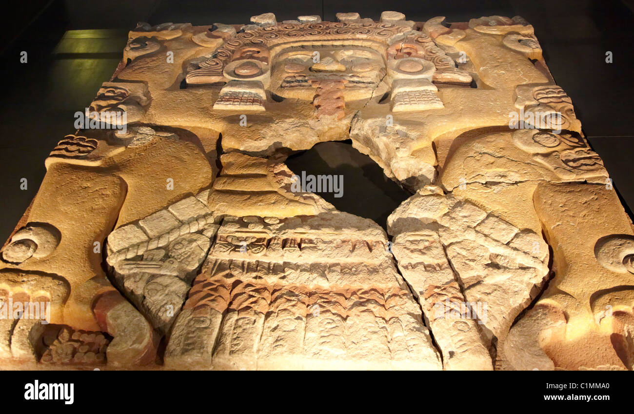 Tlaltecuhtli Sculpture Templo Mayor Museum Mexico City Mexico Stock Photo