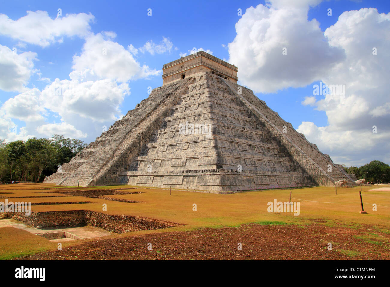 Chichen Itza Kukulcan Mayan Pyramid new underground excavation