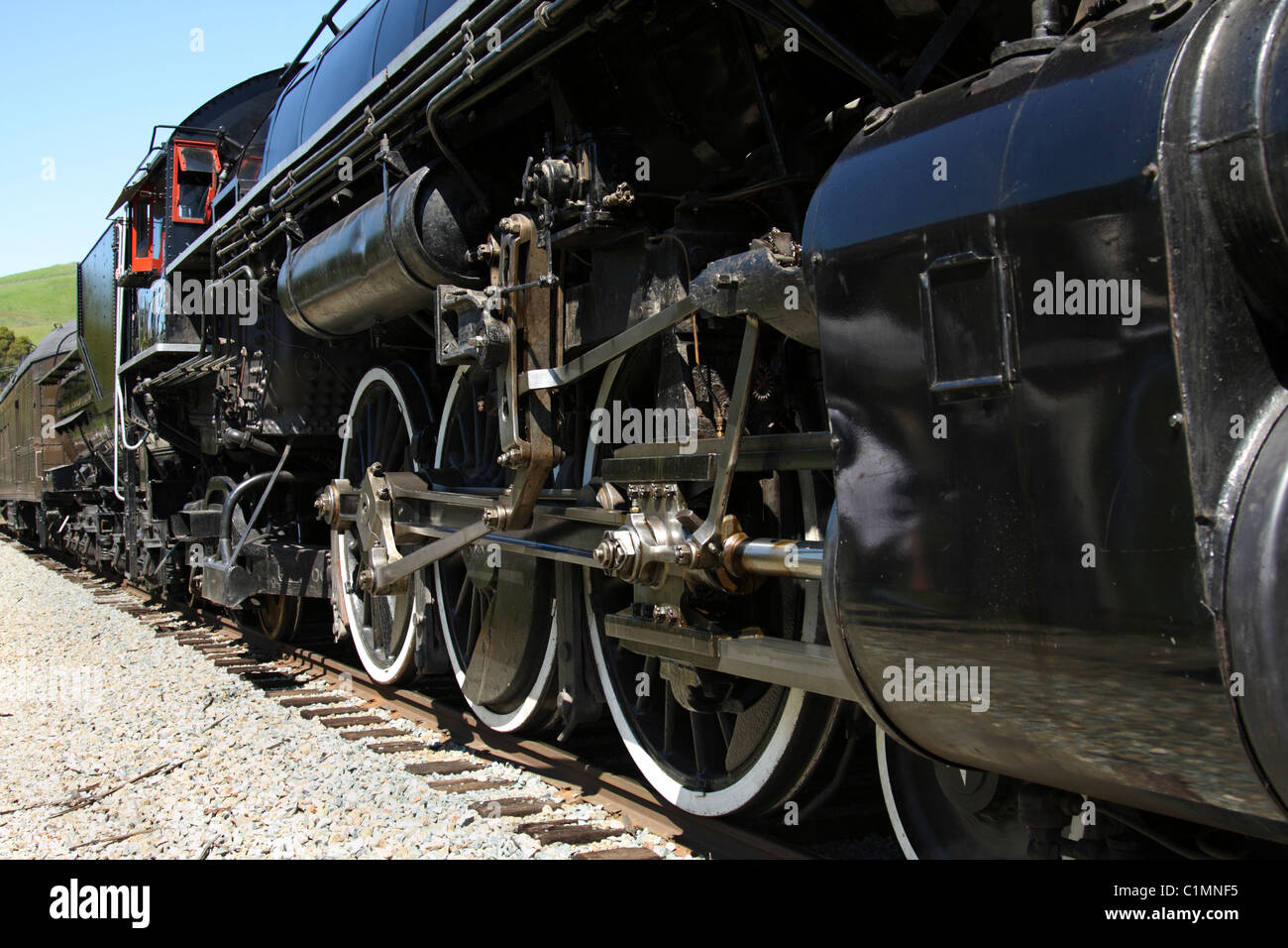 Southern Pacific Steam Locomotive #2472 Stock Photo