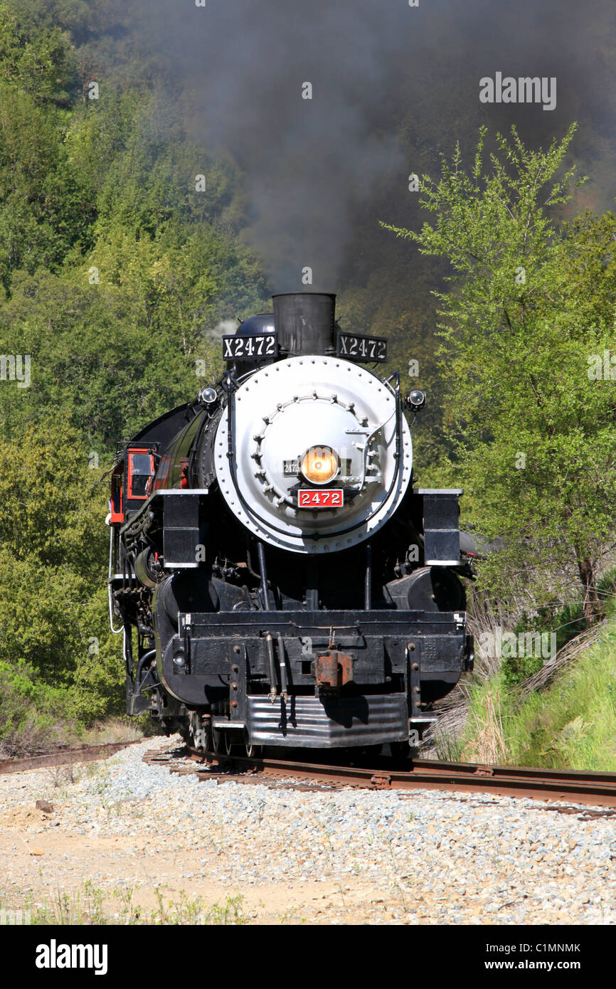 Southern Pacific Steam Locomotive #2472. Stock Photo