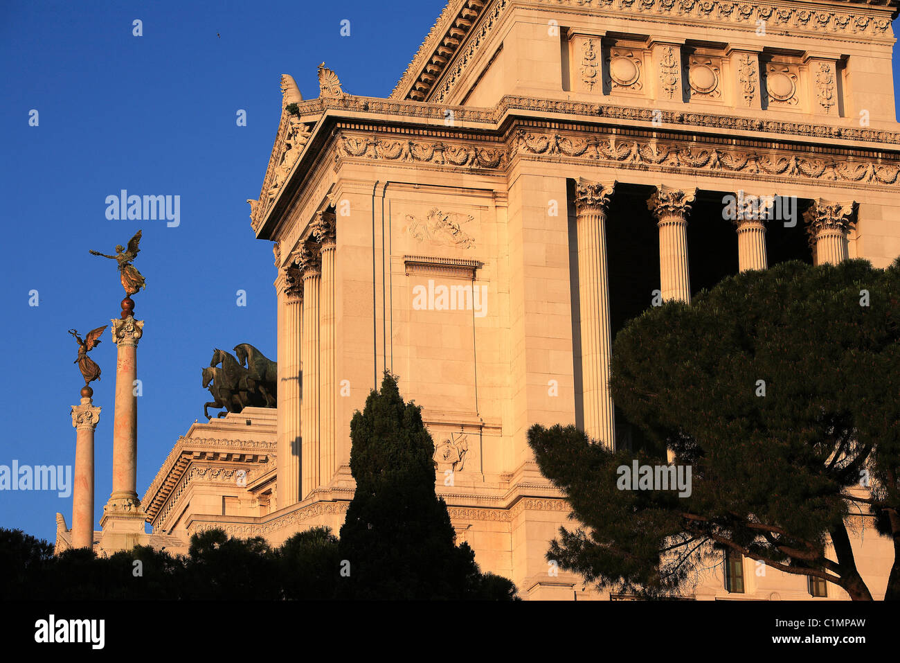 Italy, Lazio, Rome, monument Vitorio Emanuele II Stock Photo