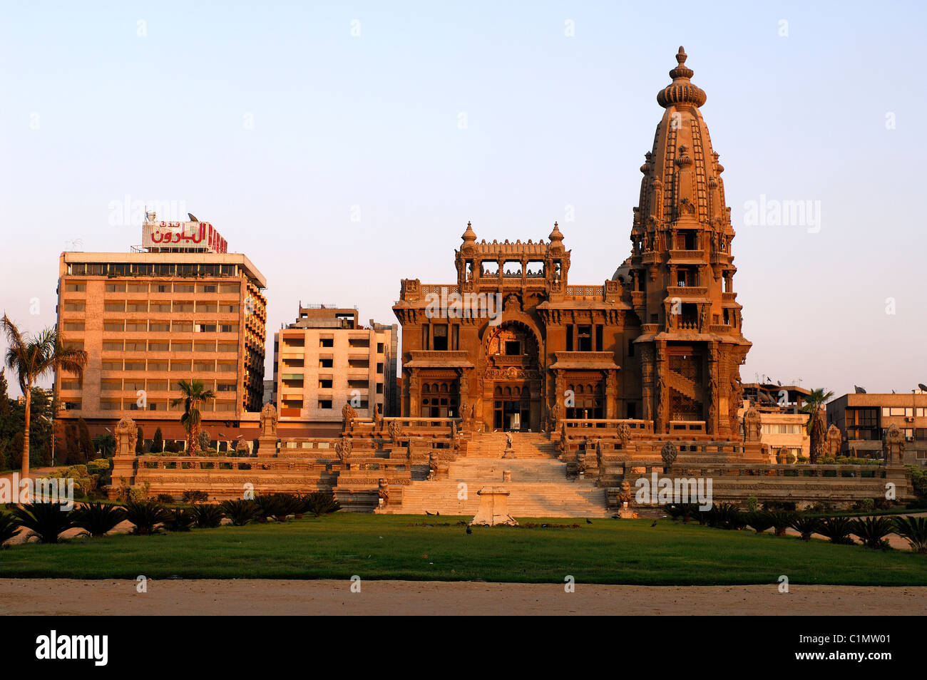 Egypt, Cairo, the Baron Empain’s Hindu Palace in Heliopolis Stock Photo